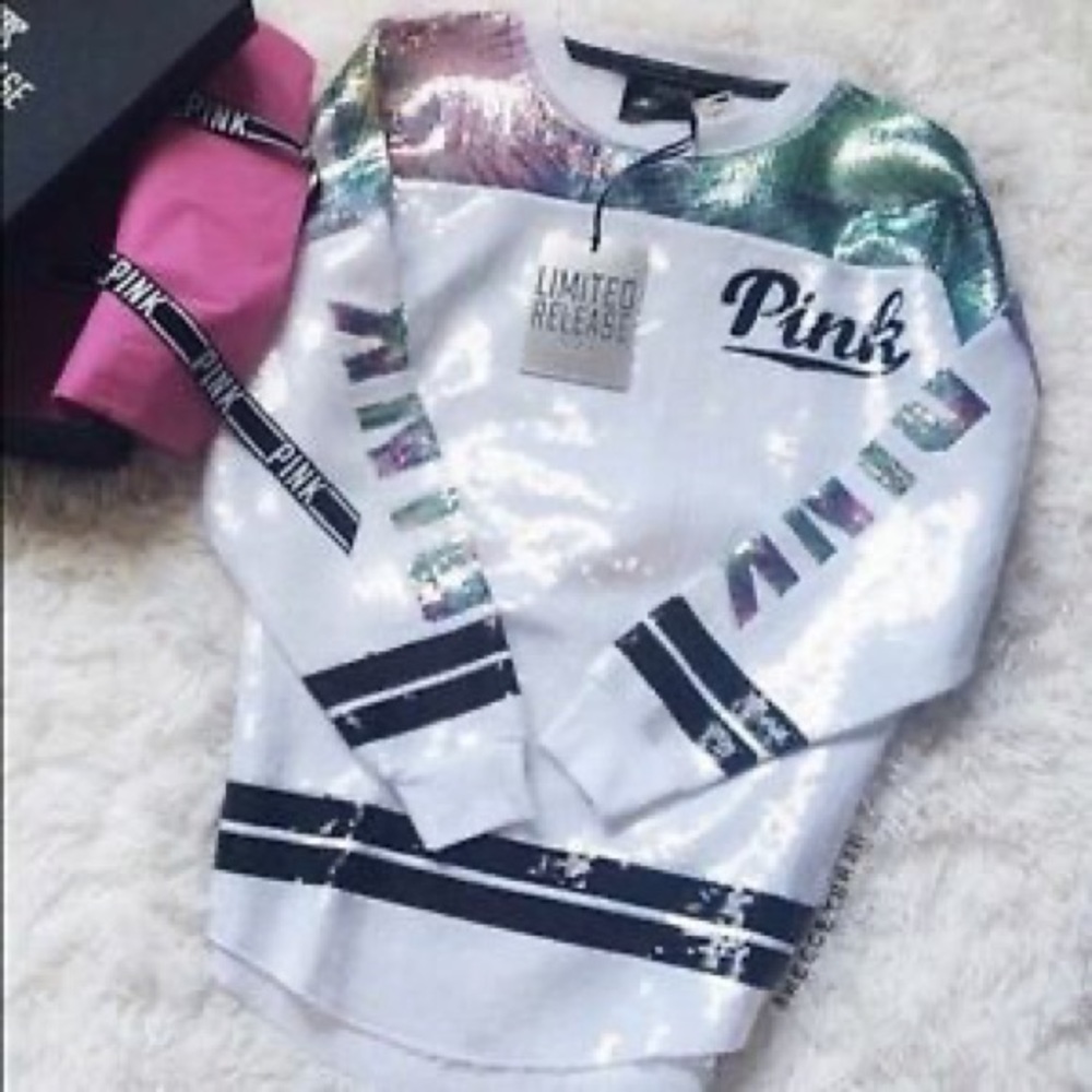 limited edition VS Pink crew neck